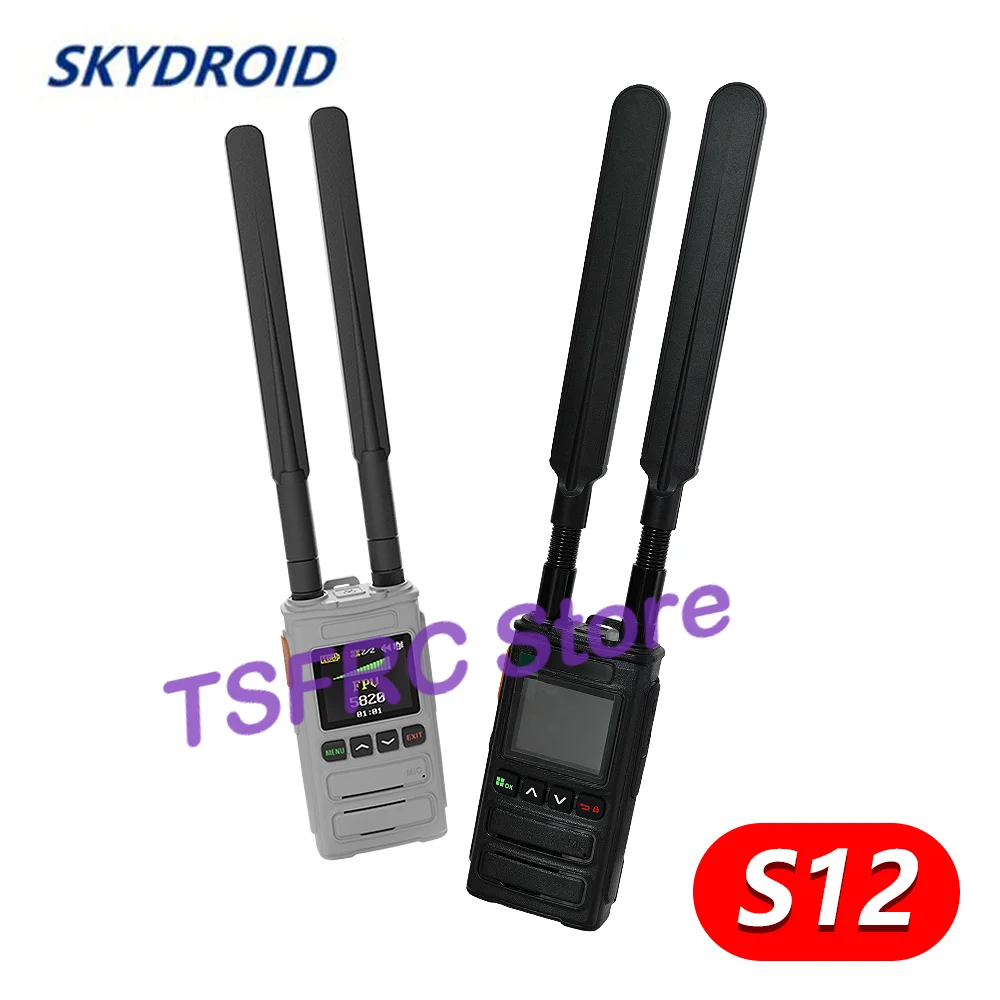 

НОВЫЙ детектор дрона Skydroid S12 3 км-5 км, предупреждение о расстоянии обнаружения, сигнализация дрона Fpv, портативный терминал 0M-6 ГГц, прицел обнаружения