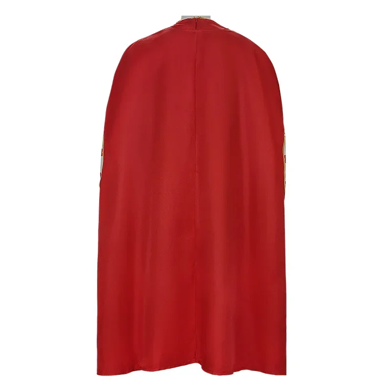 أزياء الهالوين أليس بوكر كينغ التأثيرية أزياء ملك القلوب الحمراء لعب الأدوار الأمير رداء التاج الزي الرسمي كرنفال حفلة الزي الرجال