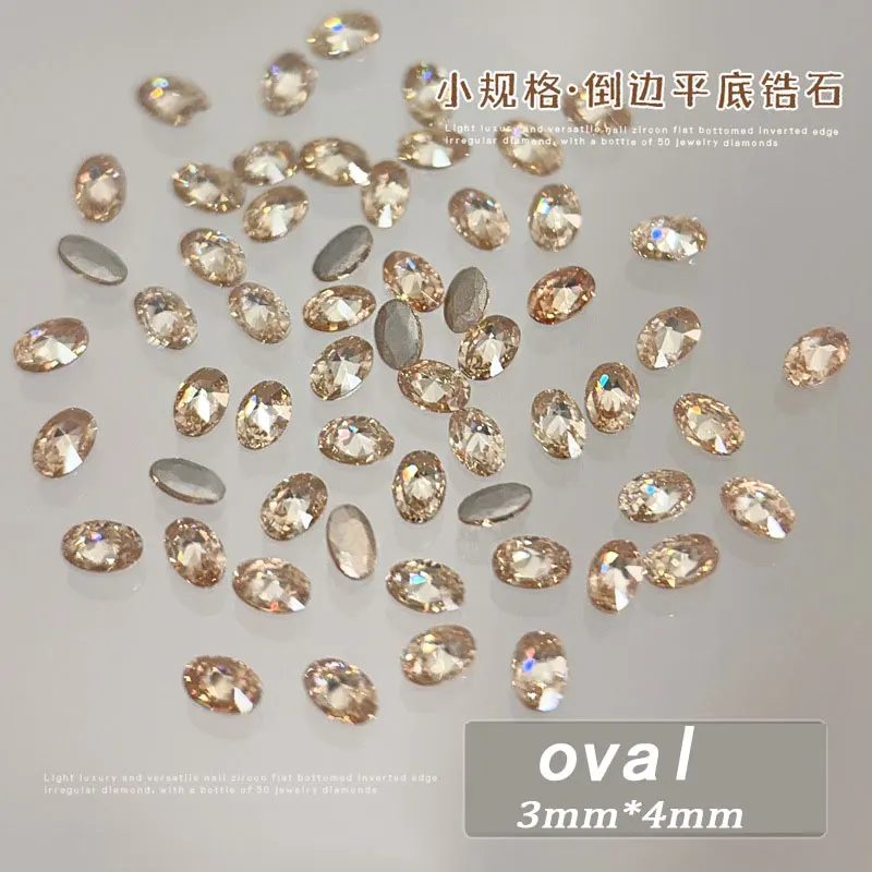 100 Stück glänzende Zirkon-Strasssteine, Nagel-Charms, 1,5 x 3 mm, Mini-Rhombische Nägel, Edelsteine, flache Rückseite, Nagelkunst, Basteln, Diamanten, Dekoration GT5