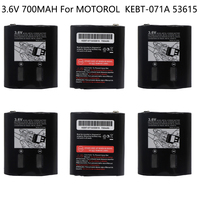 3.6V 700MAH Battery For MOTOROLA EM1000 EM1000R KEBT-071 KEBT-071A KEBT-071-B KEBT-071-C KEBT-071-D 53615 FV300 FV500 HKNN4002