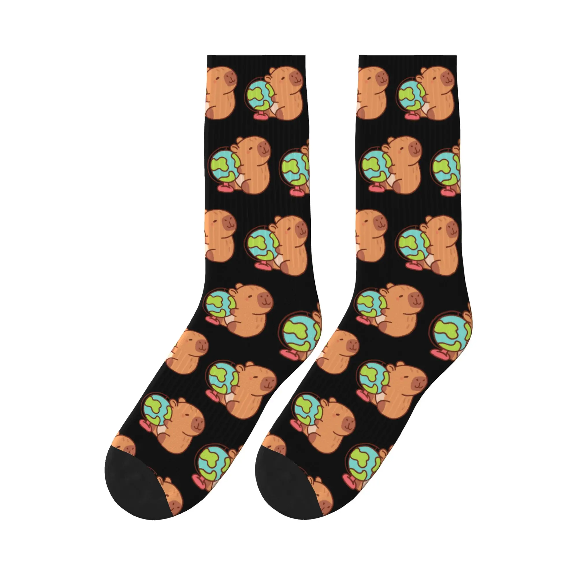 

Capybara Sports Socks Sweat Absorbing Stockings All Season Long Socks for Man's Woman's Gifts