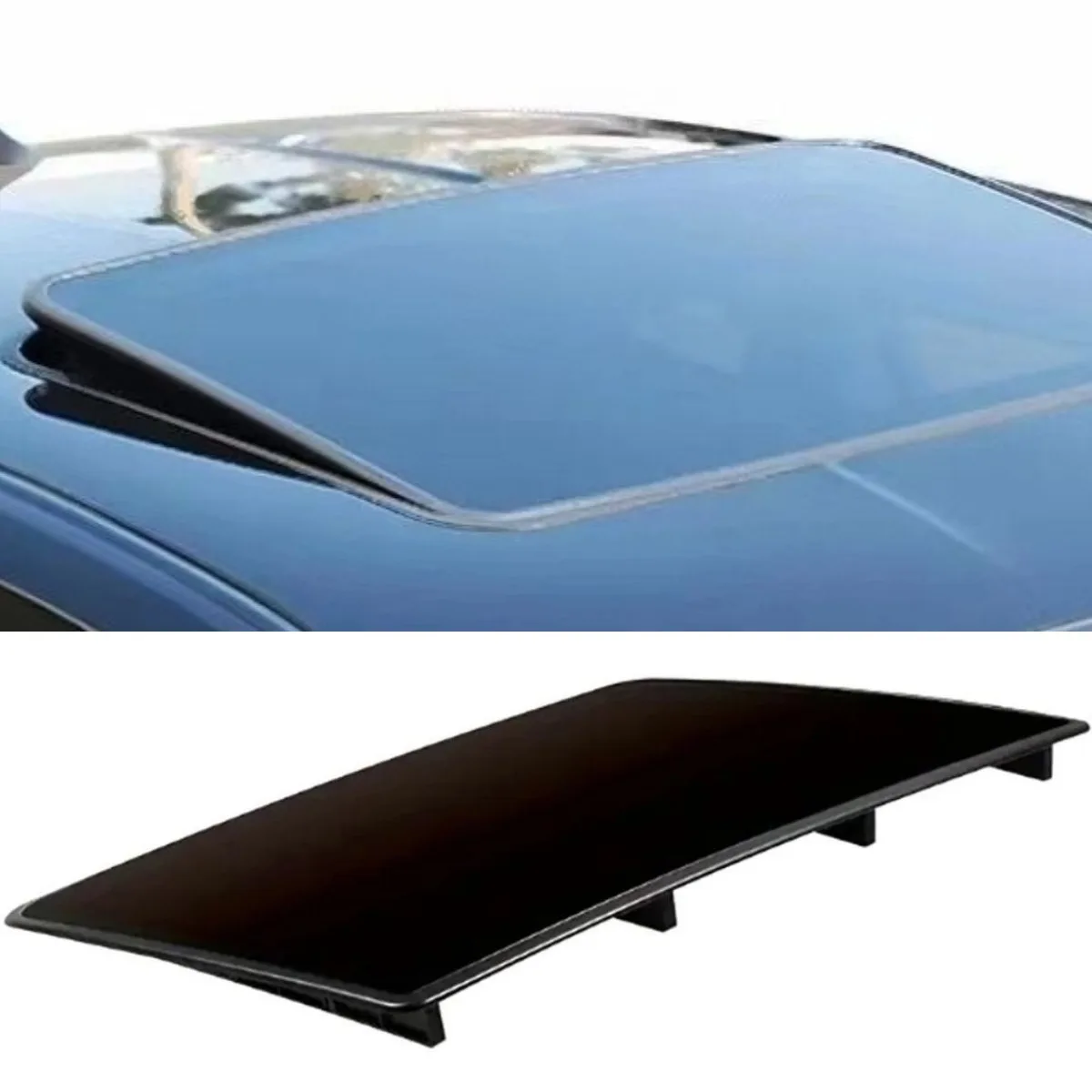 

For General Motors Exterior Accessories Car Sunroof Wind Deflector Universal Car Sunroof Cover Moonroof Visor Chin Body Kit