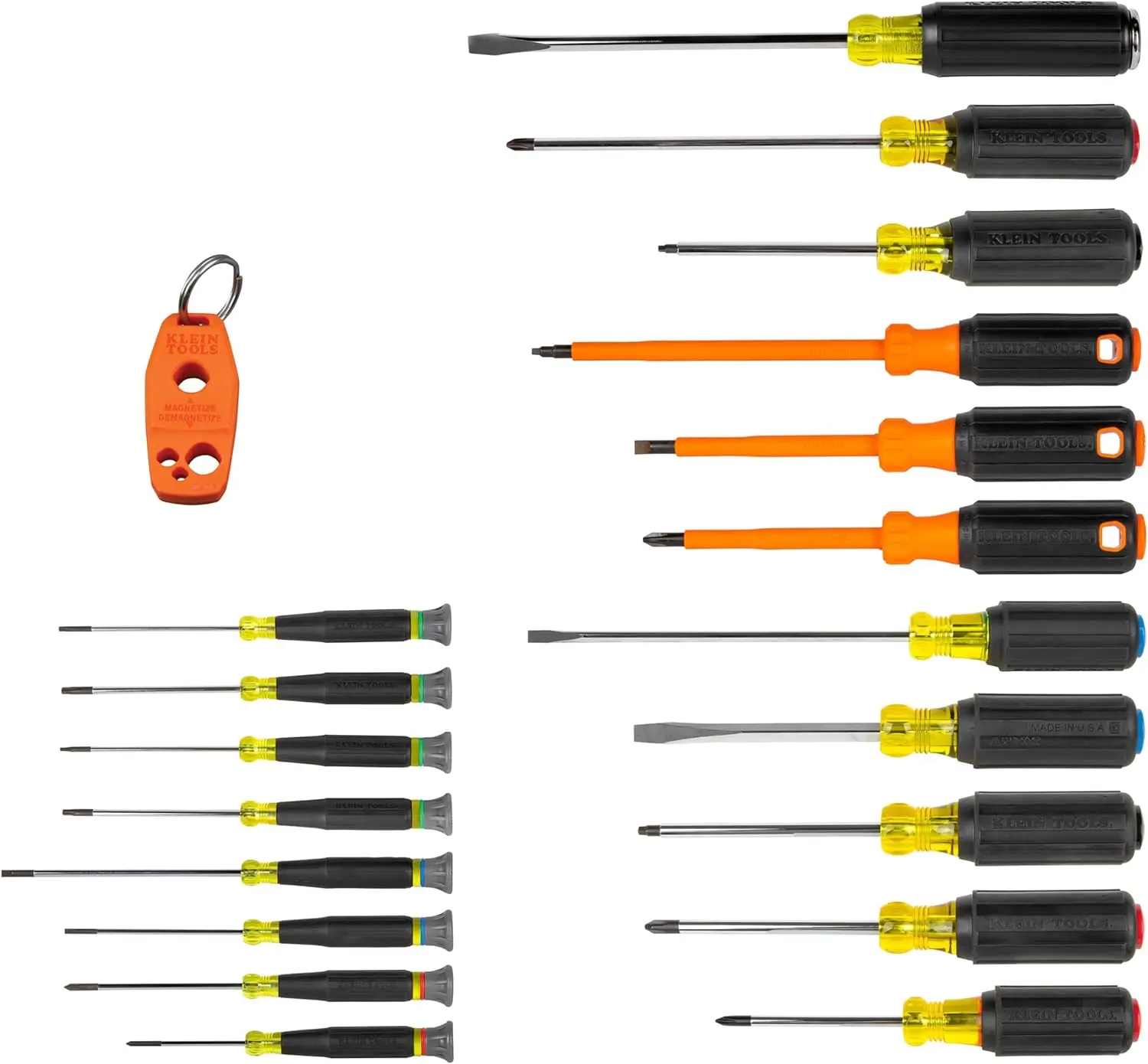 

Набор из 20 отверток с цветными рукоятками, прецизионные и изолированные инструменты для проектов DIY