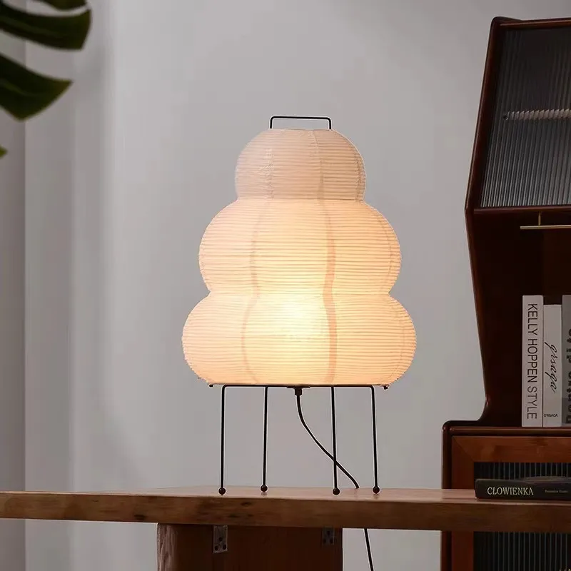 Noguchi floor lamp Design japanese rice paper lamp Bedroom Desktop Decoration Bedside Lamp Living Room lounge standing light