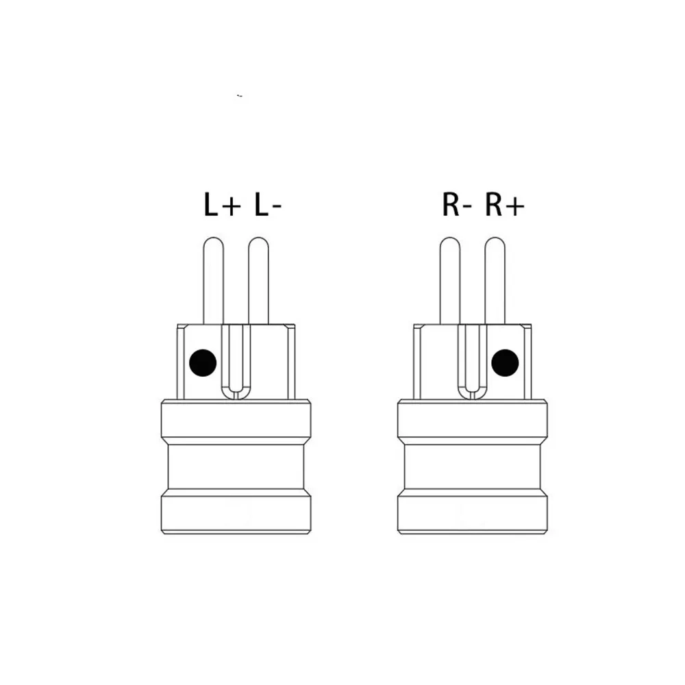 Audiohive Earphone Jack Adapter MMCX 2Pin 0.78 flat - 2Pin Groove Earphone Protector MMCX TO MMCX For N5005 IE300 IE600 IE900