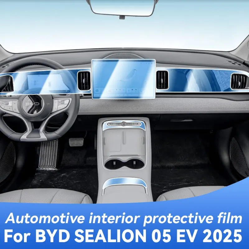 

For BYD SEALION 05 EV 2025 Gearbox Panel Navigation Screen Automotive Interior Protective Cover Film Anti-Scratch Sticker