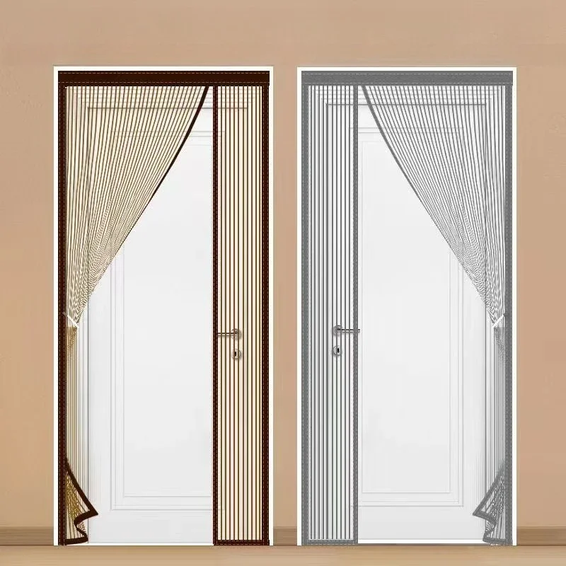 Mosquito Repellent Net Side Door Curtain Summer Encrypted Magnetic Attraction Screen Door Shade Bedroom Self-priming No Punching