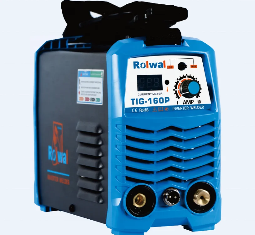 

Сварочный инвертор Rolwal Mini: портативный, компактный, для дуговой сварки, аргонодуговой сварки (TIG), 140/160 А. Цена.