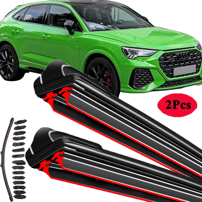 

For Audi Q3 MK1 MK2 2011-2024 8U F3 Car Windshield Wiper Blade Front Windscreen Windshield Brushes Washer Accessories Window