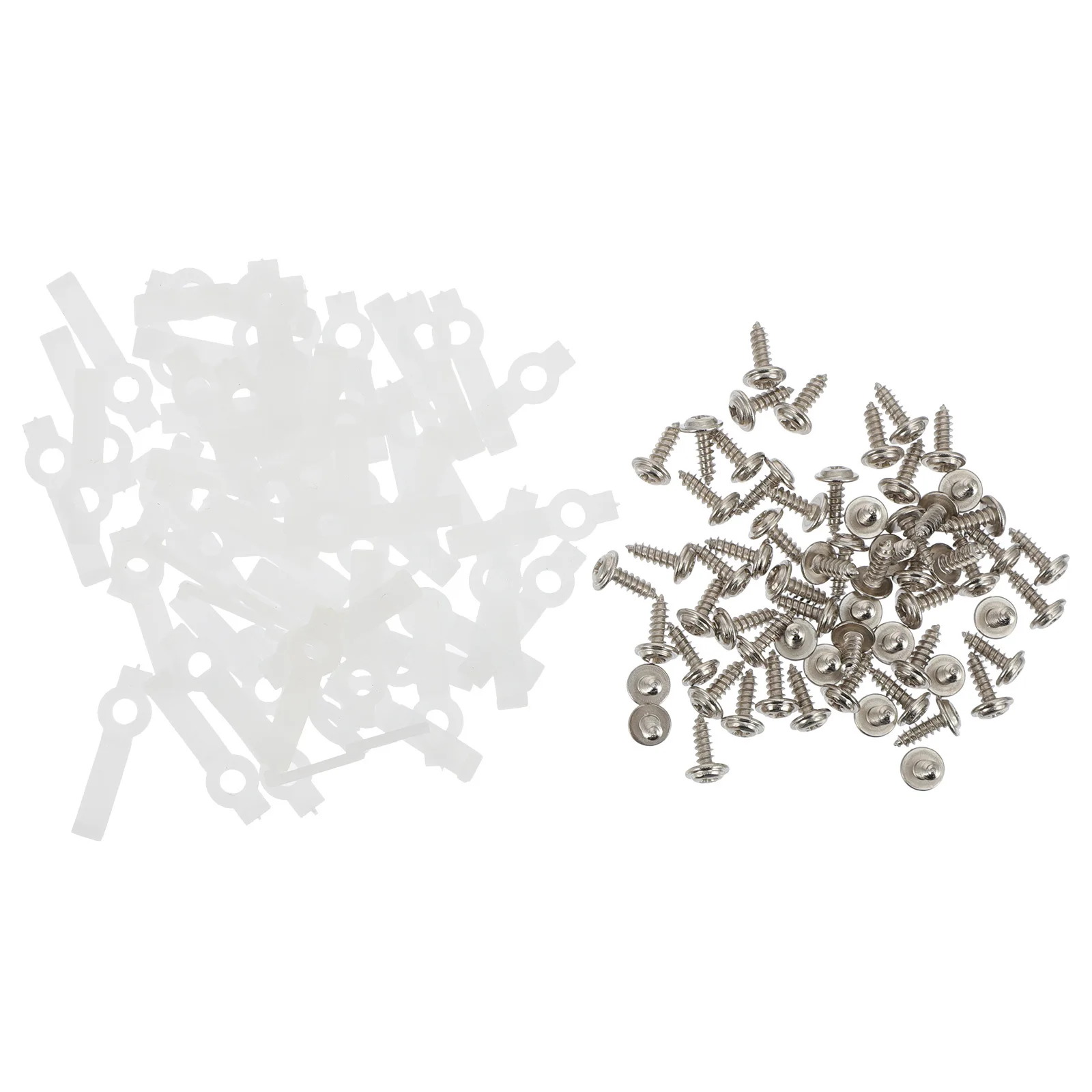 

100Sets Strip Lights Fixed Clips Nylon Mounting Bracket Clips Lightweight Light Holder Strip Lights Holder