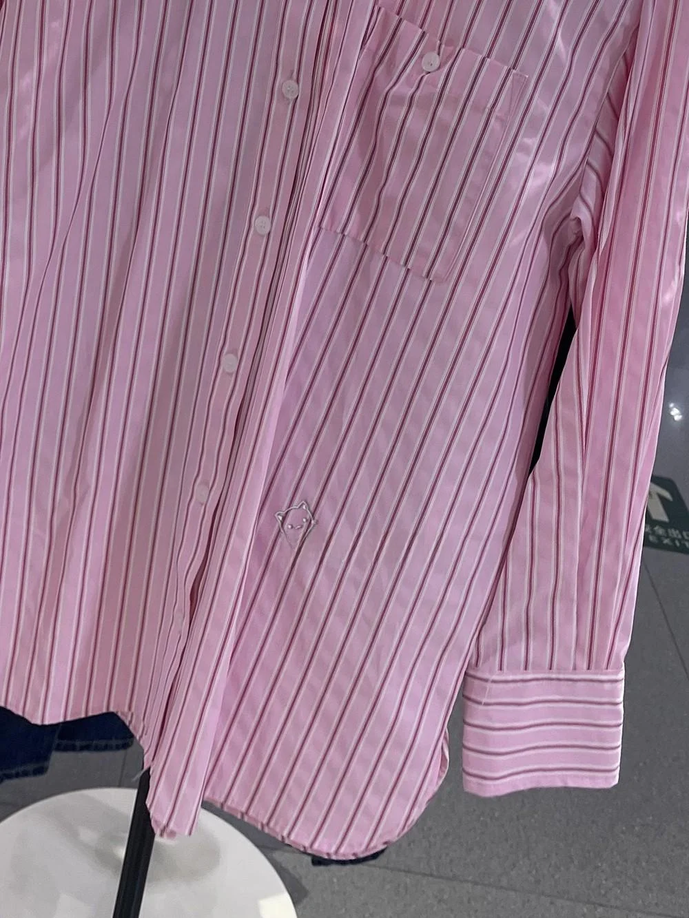 

Весенняя мода Свободный длинный све с воротником irt Single ket Удобный полосатый женский повседневный irt Wimigirls Ele Sle