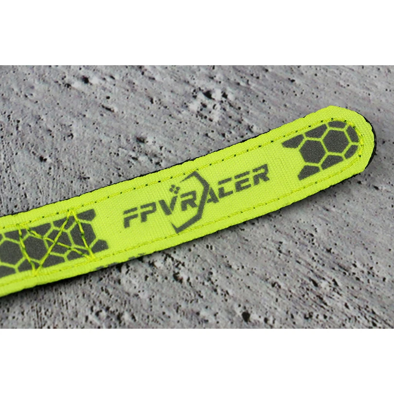 2PCS FPVRACER Kevlar เย็บและโพลีเอสเตอร์ 300D RC แบตเตอรี่สายคล้องหัวเข็มขัดโลหะสําหรับ FPV Racing Freestyle ยาวช่วง Drones DIY Part