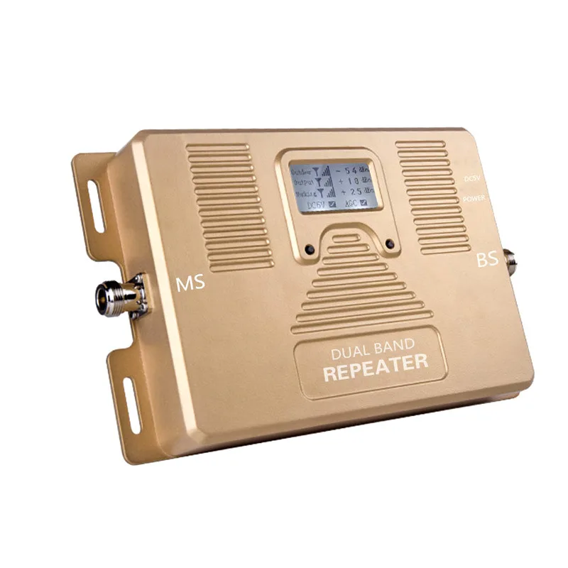 Signal amplifier Antonaj smart screen display dual-band 1800/2100Mhz 3G 4G signal enhancement