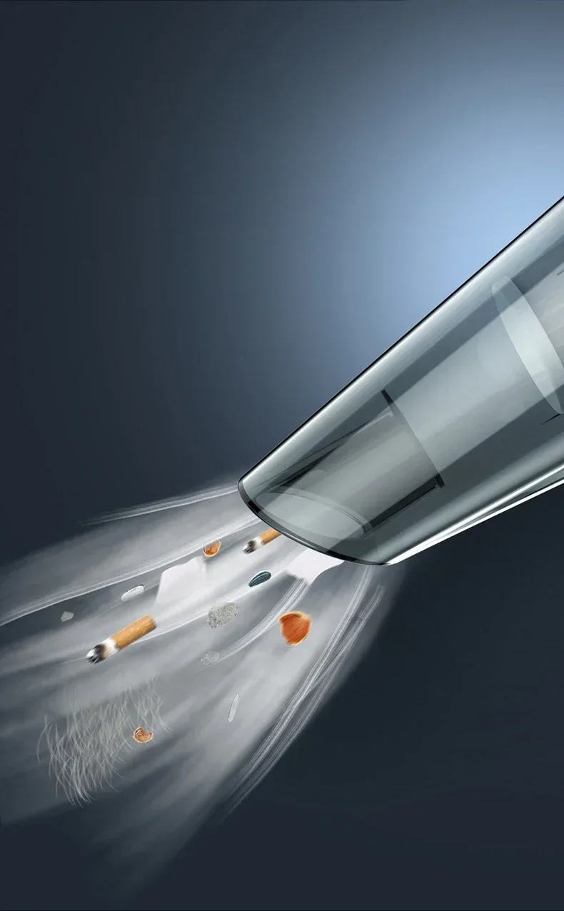 Маленький ручной пылесос с беспроводной зарядкой для бытовой мощной уборки