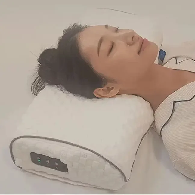 Massage Cervical Pillow Ergonomic Memory Foam Neck Support for Home Office & Travel fast shipping