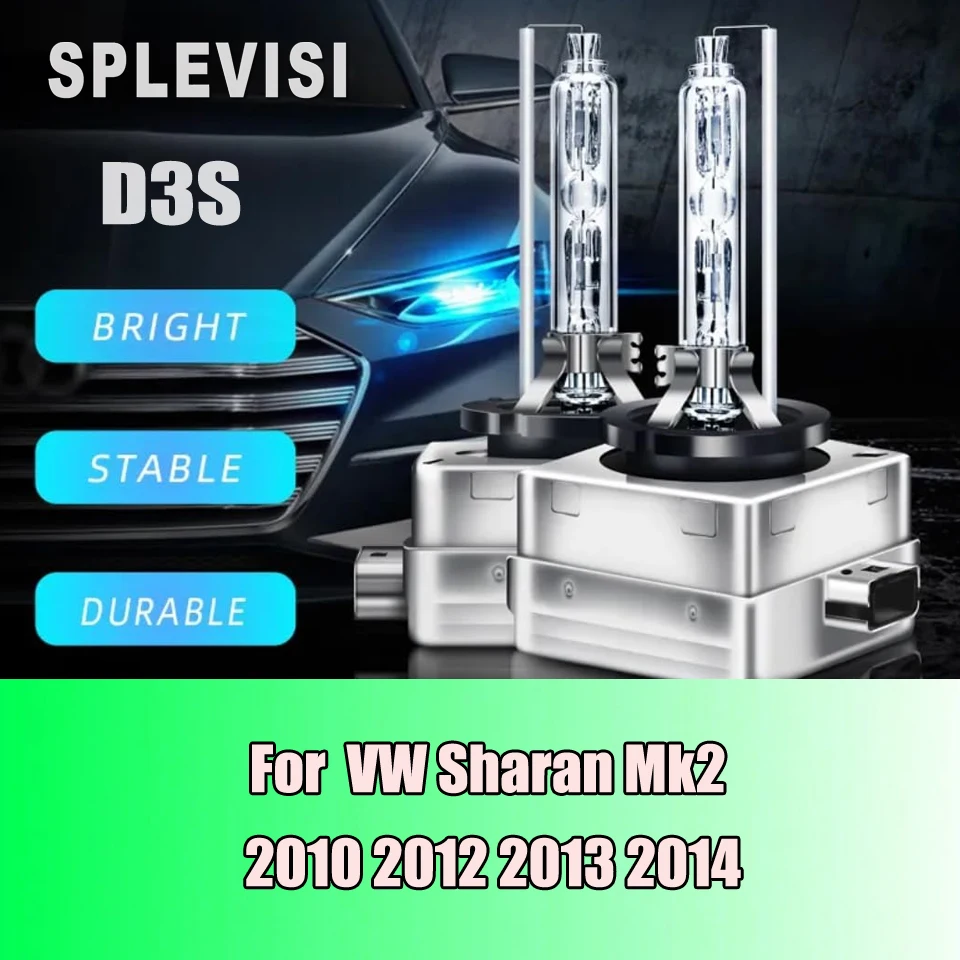 

D3S 35 Вт спрятанная лампа для фар 6000K Белый — меньше энергопотребления и простая установка для VW Sharan Mk2 2010 2012 2013 2014