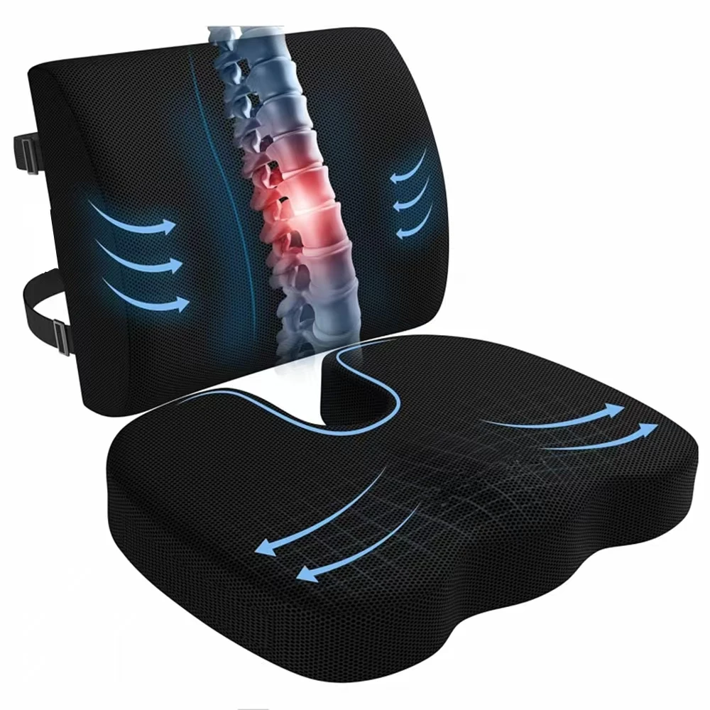 Smart Library The Memory Foam Massage Cushion Bounces Back Slowly