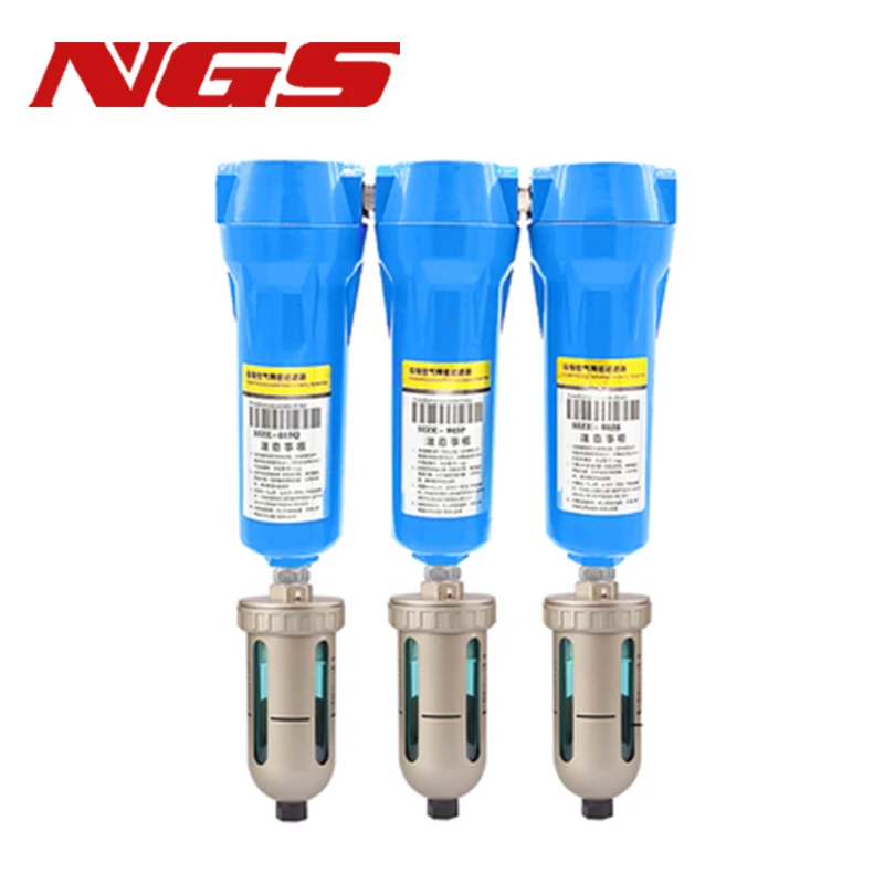 Imagem -03 - Conjunto de Filtro Separador de Água e Óleo q p s c 015 024 032 060 Acessórios para Compressor de ar Secador de Filtro de Precisão de ar Comprimido
