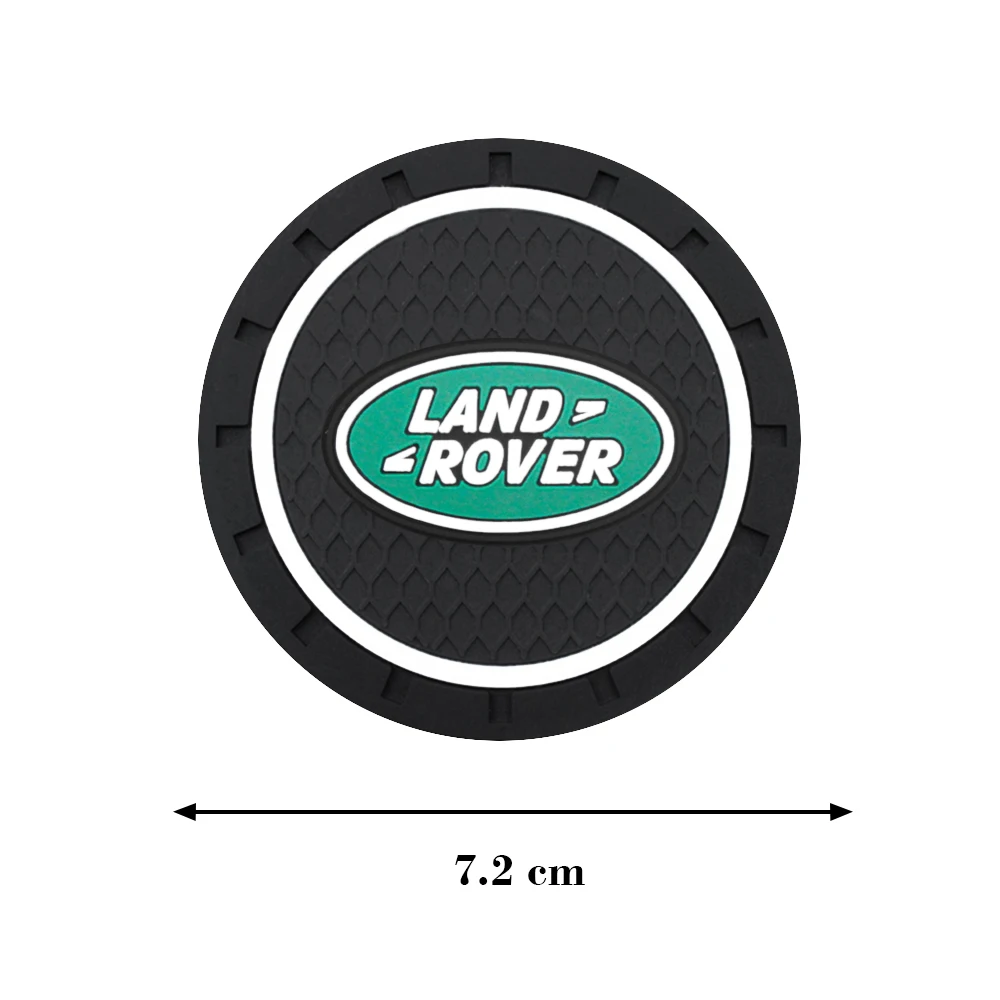 1/2pcs Car Cup Holder Coaster Non Slip Pad Mat Interior Decor Accessories For Land Rover Velar Defender Discovery Freelander SVR