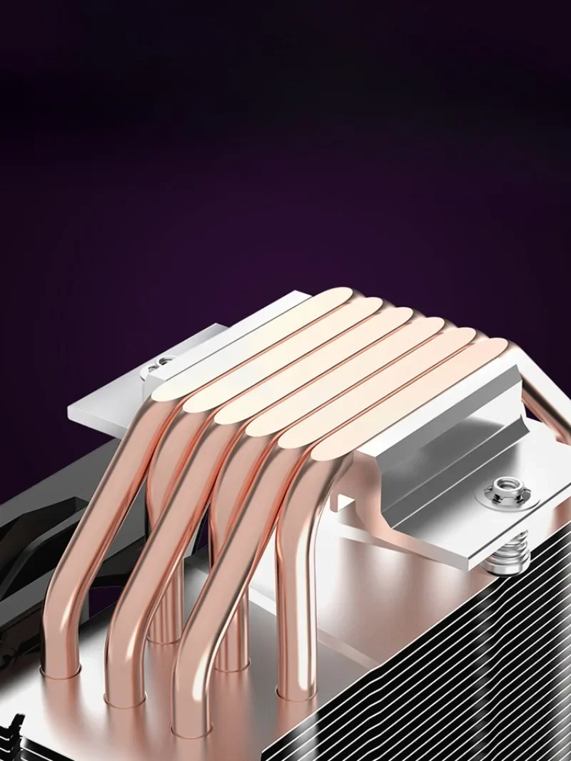 X7 colorful radiator CPU fan ARGB desktop computer six copper pipe silent 1700 air cooling