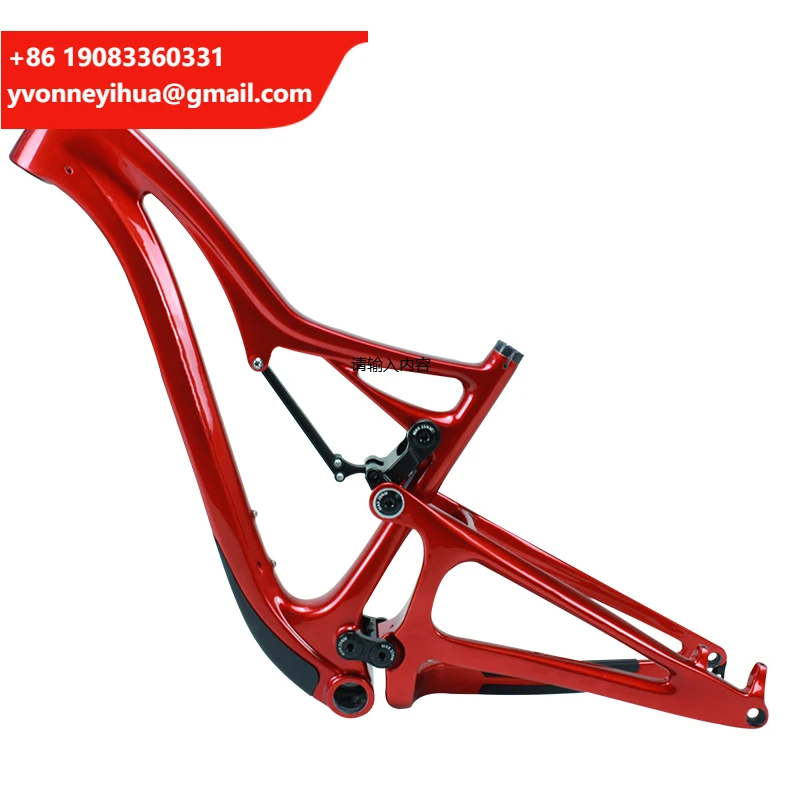 

Высококачественная рама для эндуро-велосипеда с дисковыми тормозами и полной подвеской, карбоновая рама для велосипеда с внутренней проводкой, запчасти для велосипеда