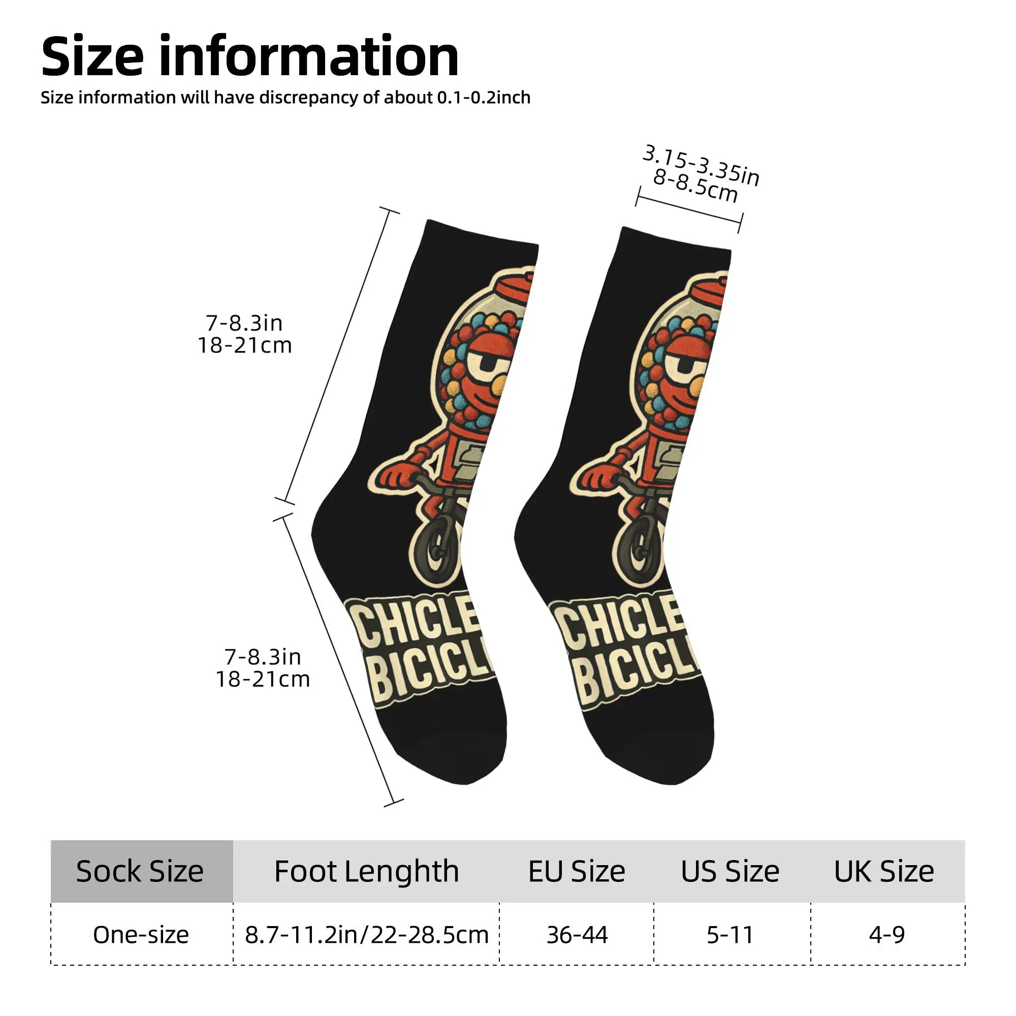 Chicleteira Bicicleteira مضحك الإيطالية Brainrot الاطفال ميمي الجوارب المضادة للانزلاق جوارب الرجال جوارب ناعمة الخريف الترفيه الجوارب