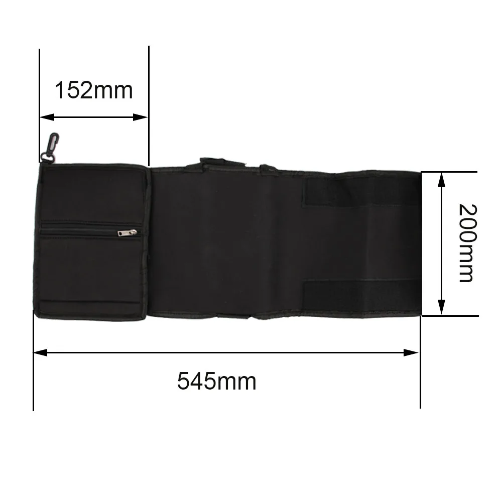Borsa per attrezzi pieghevole in tessuto Oxford, organizer multitasche portatile per chiavi, cacciaviti, kit di riparazione per attrezzi fai da te, borsa multiuso
