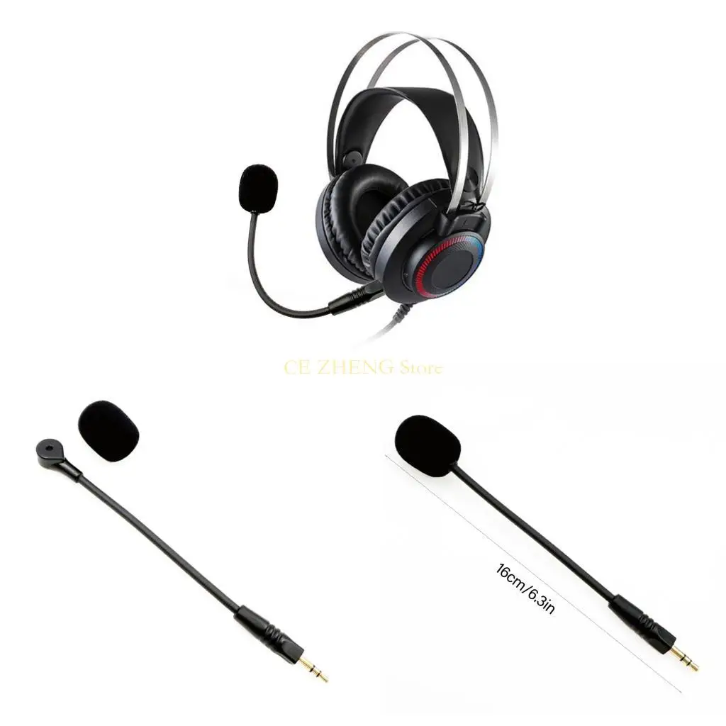E56B Замена металлов MICS для Havit H2002D Hearsets 3,5 мм заглушки по шумоподавлению ветра снижение