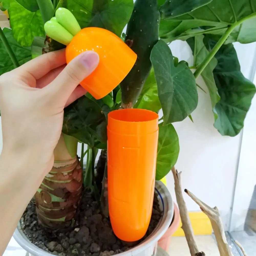 Automatic Plant Watering Stakes Carrot Design Ceramic Irrigation Tool For Indoor Potted Flowers Garden Care System