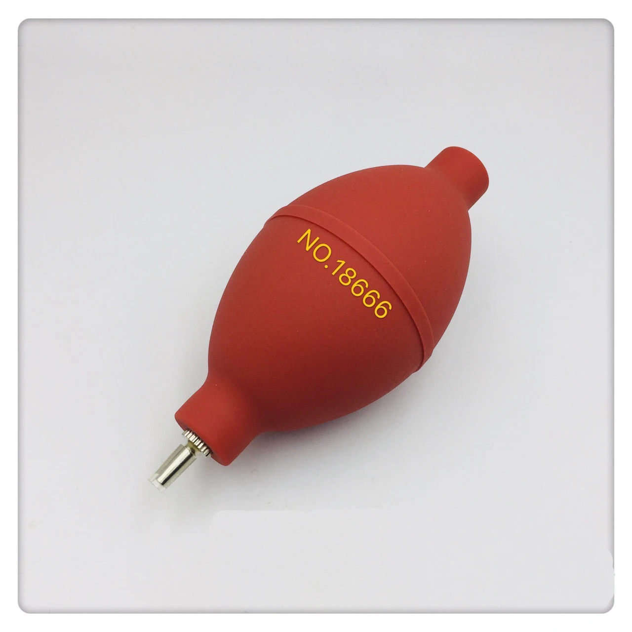 Quantity Red Rubber Air Blower Dust Clean Watch Tool  Metal Air Outlet Air Pump Dust Cleaner Ball For Watch Camera Repairing