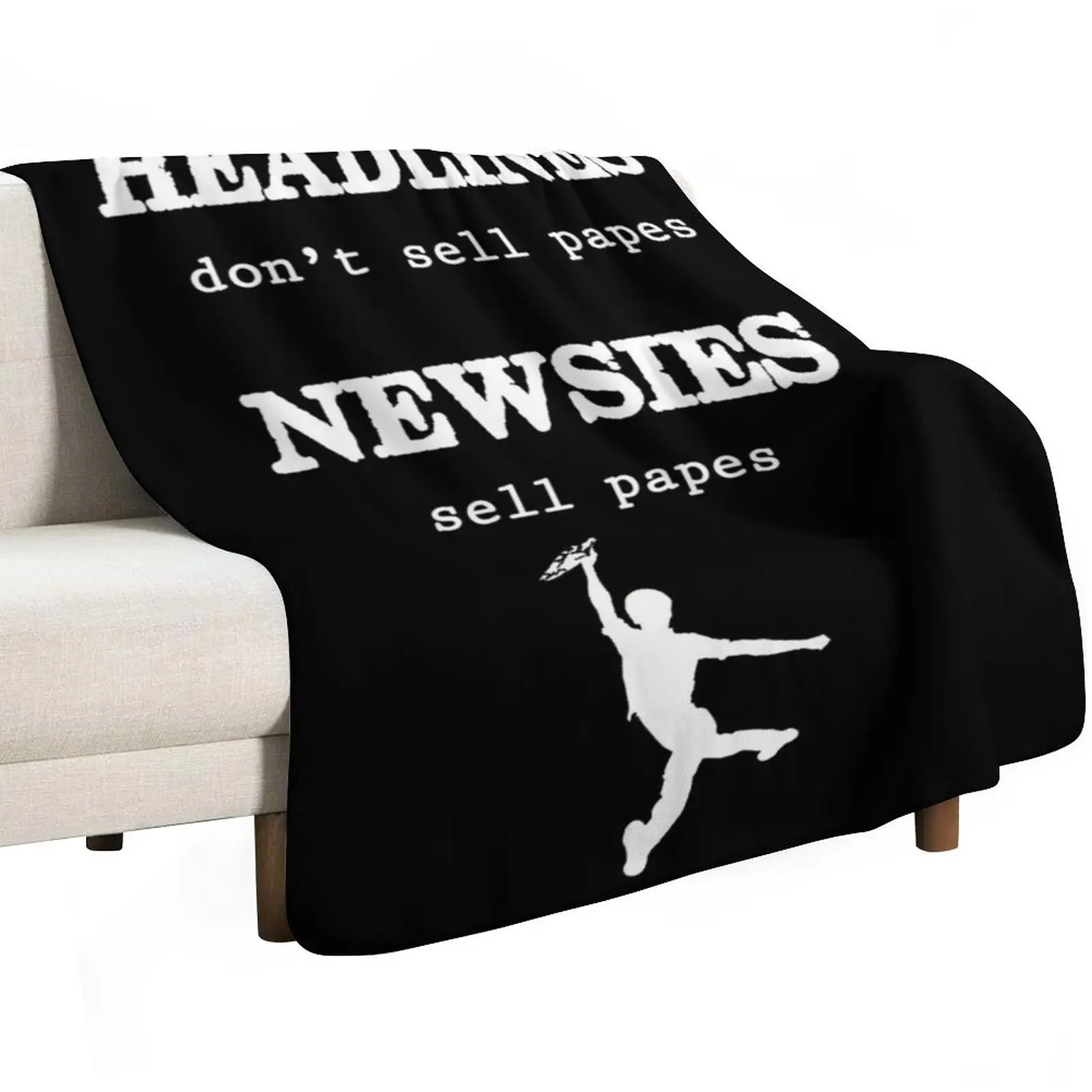 Newsies Sell Papes Throw Blanket Furrys Giant Sofa Hairy Blankets For Bed For Sofa Thin Luxury Designer Blankets