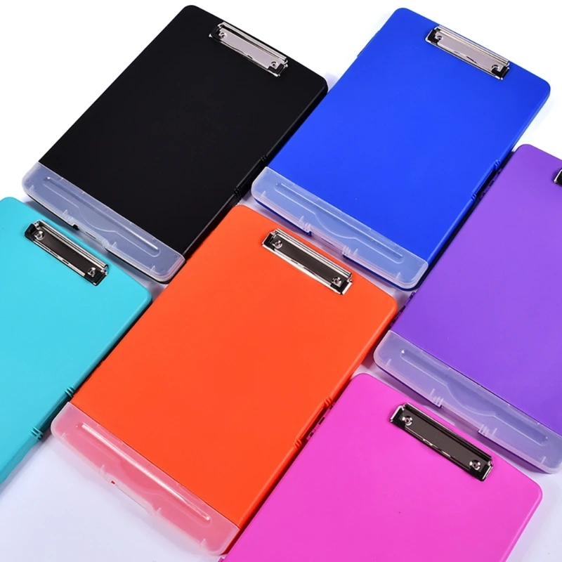 Folder File multifungsi dengan papan klip dan kotak alat tulis kotak Organizer File portabel untuk sekolah guru siswa