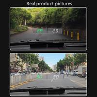 Head Up Display GPS HUD Digital Speedometer Plug And Play For All Cars Big Font KMH Windshield Projector Car Accessories