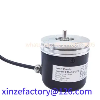 Customizable   58mm Outer 5MM Solid Shaft 2500 Pulse Resolution BE-178 A5 Rotary Incremental Encoder Line Driver