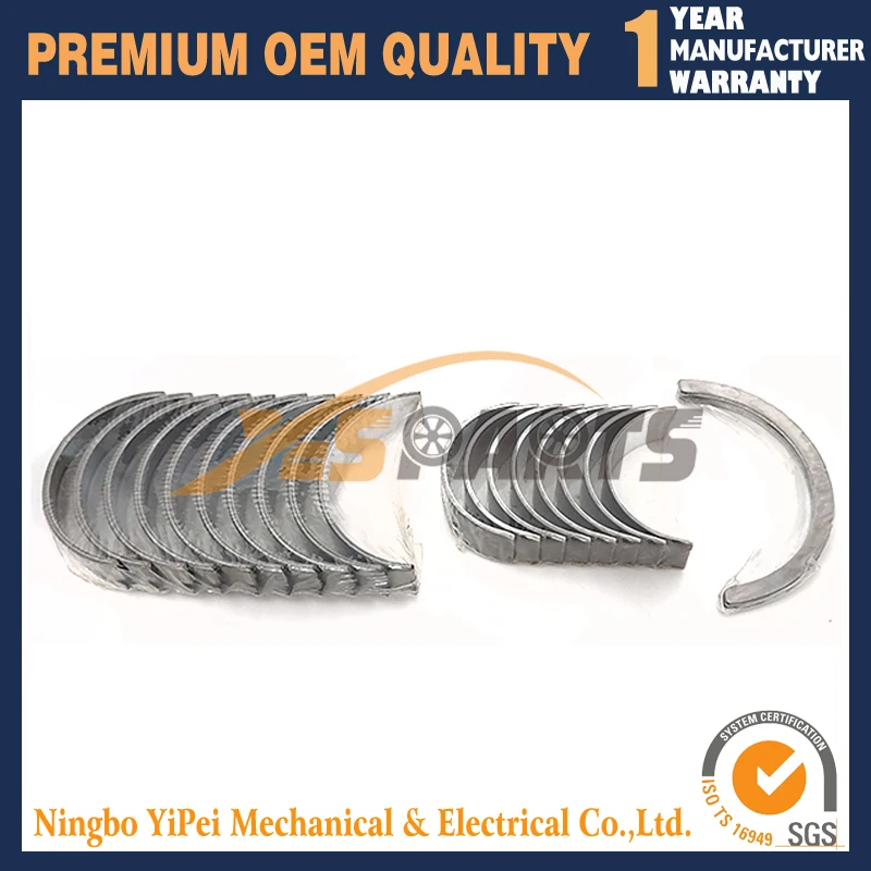 

⭐ 4LB1 ⭐ Комплект главного подшипника коленвала и подшипника шатуна STD для ISUZU 4LB1