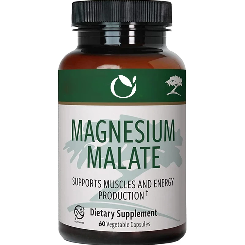 Magnesium Malate - A Bioavailable Energy, Bone Health, Muscle and Joint Supplement - Vegan, Non GMO and Gluten Free Vitamin