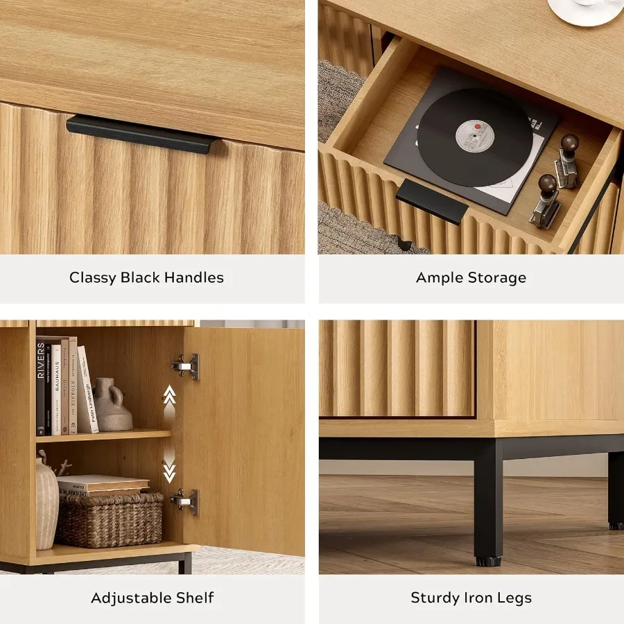 47 مكتب تنفيذي مخدد مكتب مكتب منزلي خشبي حديث مع محطة شحن وخزانة بأدراج ومكتب كتابة للكمبيوتر لدراسة العمل #4