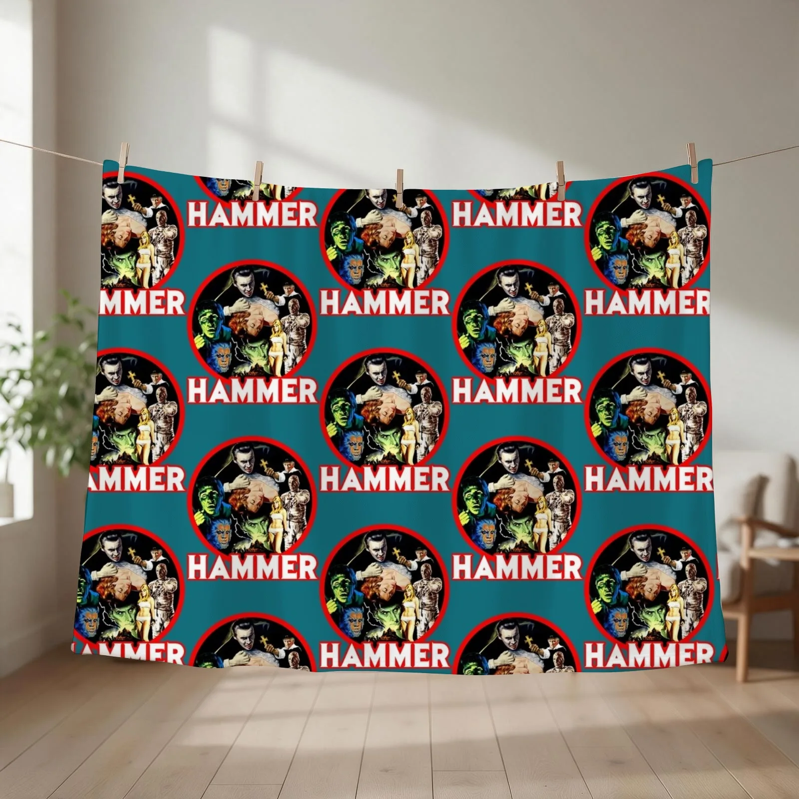 Hammer. Throw Blanket Multi-Purpose warm for winter Blankets For Sofas Decorative Sofa Blankets
