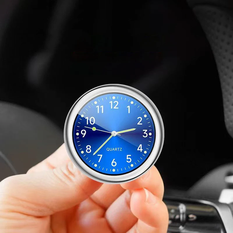 Mini Watch Car Quartz Clock Mini Electronic Clock Waterproof Bicycle Motorcycle Watch Auto Ornament Car Accessories Gifts