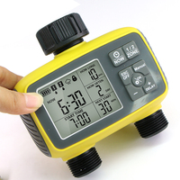 2-Zone Programmable LCD Display Timer for Garden Plants Automatic Irrigation Controller Solenoid Valve Timing Watering Sprinkler