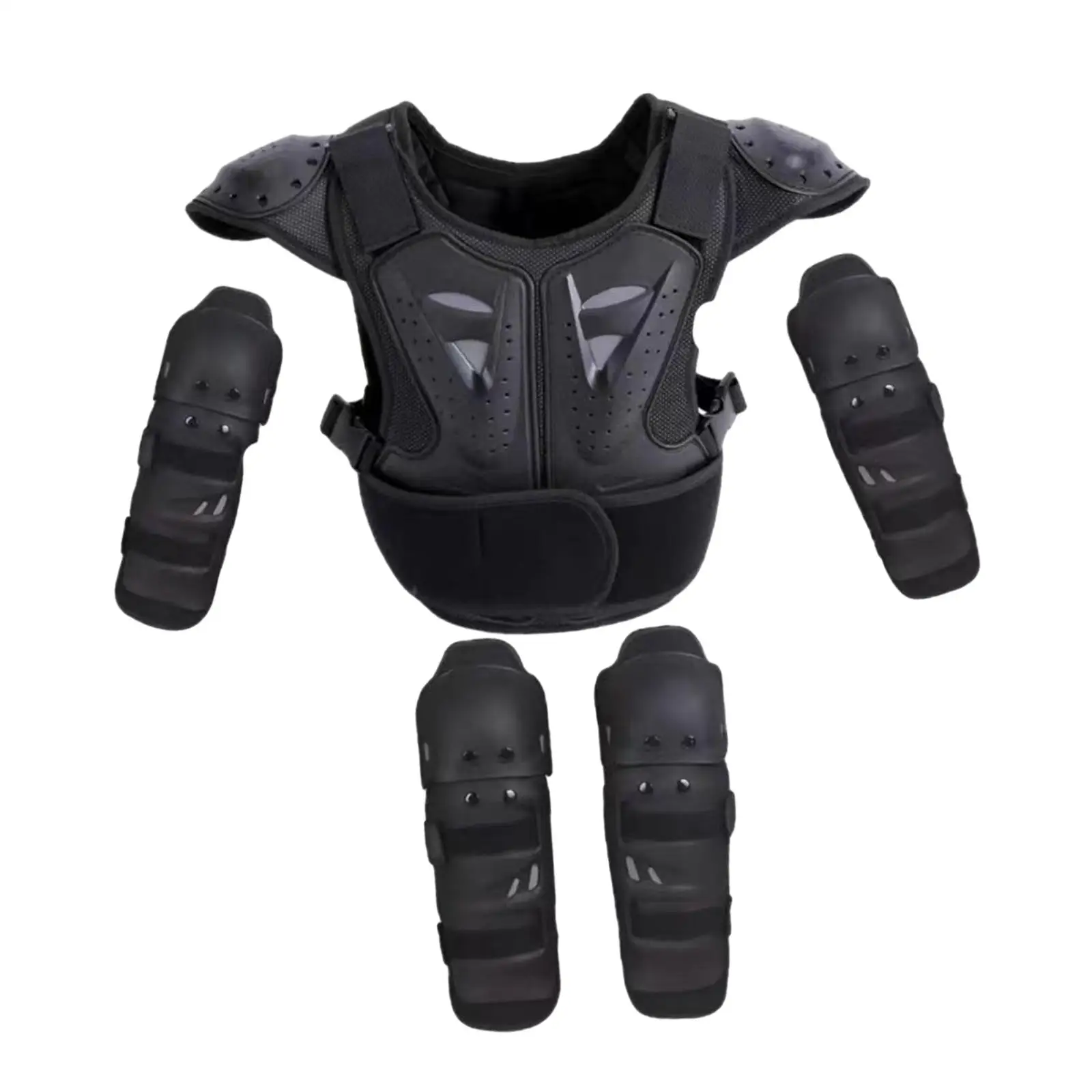 Protective Gear Motorcycle Kids Chest Back Spine Knee Elbow Pads Set Armor Suit for Dirt Bike Skating Sports