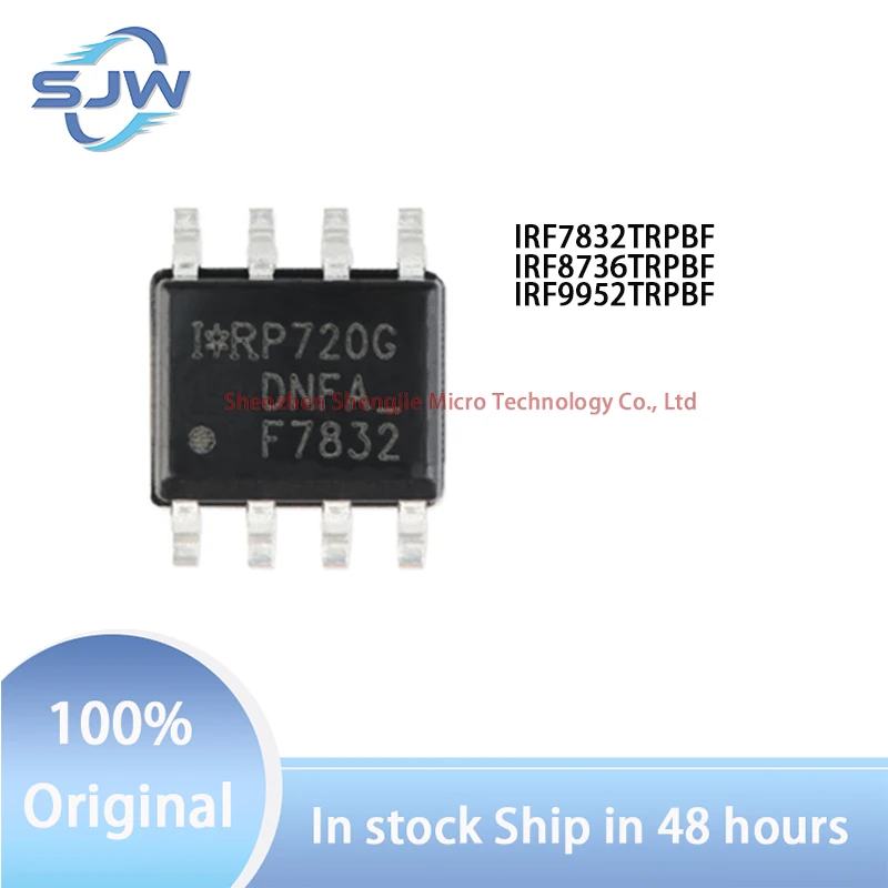 

IRF7832TRPBF IRF8736TRPBF IRF9952TRPBF encapsulation SOP8 Field effect transistor (MOSFET) N P channel