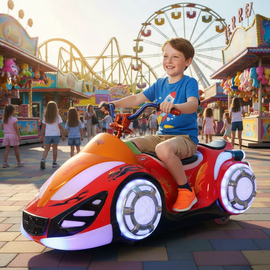 Kids Outdoor Ride On - Amusement Park Shopping Mall Electric Bumper
