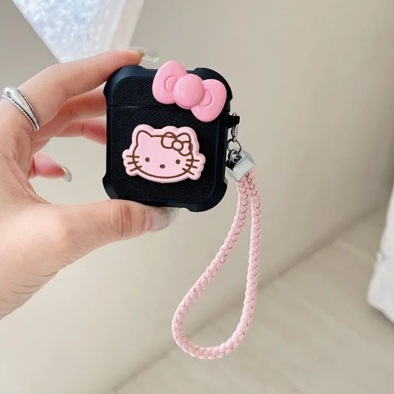 Pokrowiec ochronny na słuchawki AirPods 1 2 3 Pro Pro 2 Apple Earphone Cute Cartoon Sanrio Hello Kitty