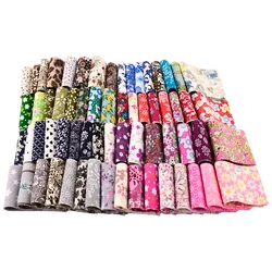 Teramila 100% Cotton Fabric Printed Flower 5x50CM Jelly Roll Strips 6-9 Pcs/Lot Telas DIY Patchwork Cloth Tissus Quilts Craft