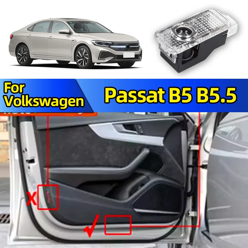 

Для VW VOLKSWAGEN 2026 Горячие светодиодные автомобильные двери Добро пожаловать призрачная тень проектор огни аксессуары для VW Touareg 7L 2004-2010 Passat B5