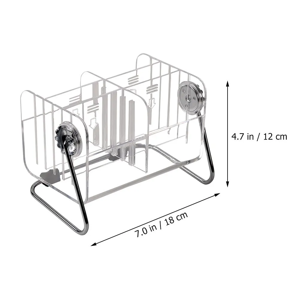 Clear Acrylic Desktop Storage Box Sturdy Jewelry Organizer for Mascara Eyeliner Phone Holder Sundries Organizer
