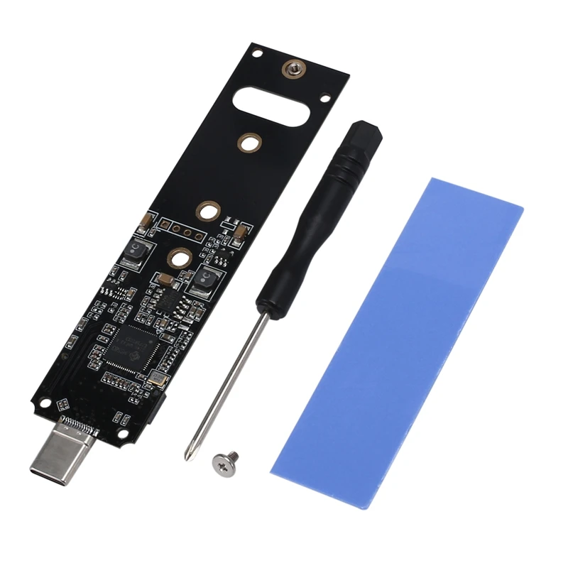 Adaptateur M2 SSD boîtier Nvme M.2 vers boîtier TYPE-C pour NVcloser PCIE M clé 2230/2242/2260/2280 convertisseur de NVMETYPE-C SSD