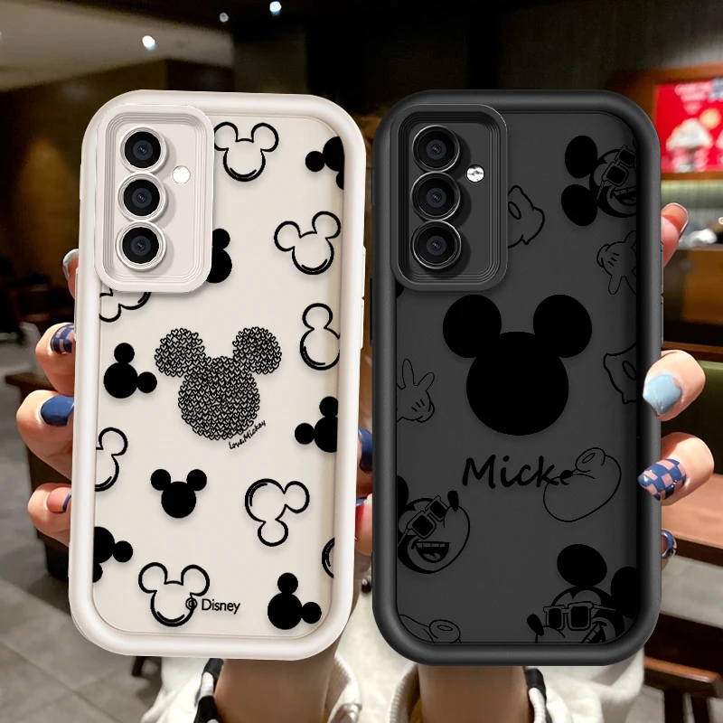 Disney Mickey Mouse Logo For OPPO A98 94 92 78 76 74 72 58 57 54 53 2020 Find X5 3 Pro 5G 4G Soft Eye Ladder Phone Case