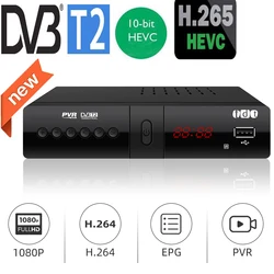 H265 AC3 Hevc Dvb T2 Tv Receive Decoder With Dolby ac3 Hevc 10Bit H265 Updated From DVB-T For Europe Italy Etc